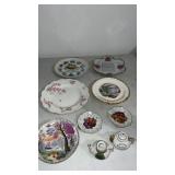 Group of decorative plates and more