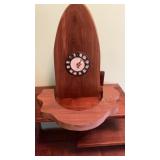 Handmade clock aprox. 14.5"x7.5" and more