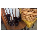 Avon Cape Code glassware and basket