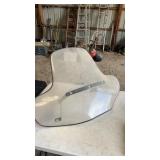 Motorcycle wind shield