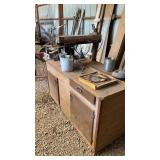 Craftsman Radial Saw  2.0 HP Cabinet & Contents