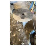 Vintage Cast Shop Table, Approx 26ï¿½ Across