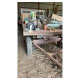Wooden Hay trailer approximately 139 x  73 x  73ï¿½