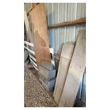 Scrap Wood Along Wall