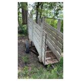 Homemade Livestock Loading Scute.  May need