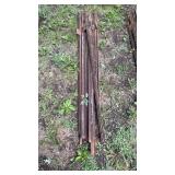 10 T Post per stack. Used as is