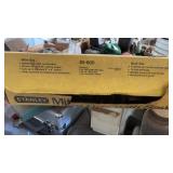Miter box with saw