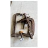 3 Iron Clamps