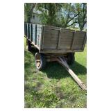 Wood grain wagon aprox. 6ï¿½x12ï¿½ box.  May need