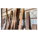 Scrap Wood against Wall