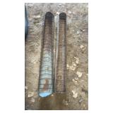 2 chicken feeders  48ï¿½ long