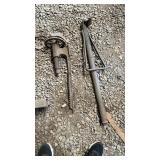T post puller and unknown tool