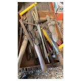 Misc group of tools shears, punches, & more
