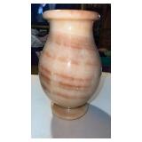 Onyx stone vase very heavy  10ï¿½