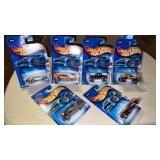 6 new hot wheels new on card