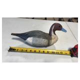 Vintage Hand Carved Northern Pintail Wood Duck