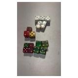 Group of miscellaneous dice