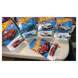 5 new on card hot wheels