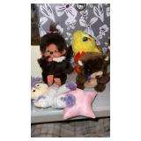 Vintage. Monchhichi declining plush doll 1974