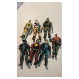 Group  of miscellaneous action figures