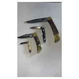 4 miscellaneous pocket knifeï¿½s