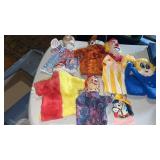 Group of hand puppets