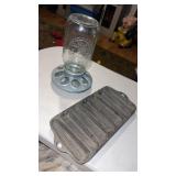 Cast iron 7 corn cob stick cornbread pan and