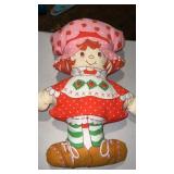 Vintage fabric, handmade, strawberry shortcake,