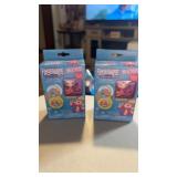 Fingerlings card game, pink figure ruckus