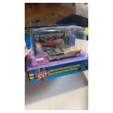 1955 pink Chevrolet Belair, 1/43 scale diecast