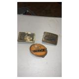 3 seed belt buckles