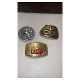 3 seed belt buckles