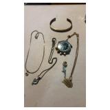 Gold tone and silver tone miscellaneous jewelry