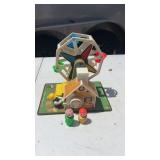 Fisher-Price Ferris wheel toy with two figures
