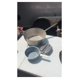Group of pans and more