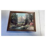 Vintage Robert Wood ï¿½ Majestic Peaksï¿½ Framed