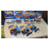 8 new on card hot wheels