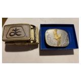 Smith and Wesson belt buckle and  pioneer seed