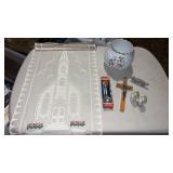 Group of decorative items.  And more