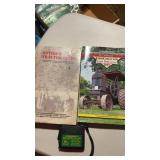 Tractor books and John Deere tape measure