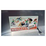 Metal advertising, Wrigleys metal sign,