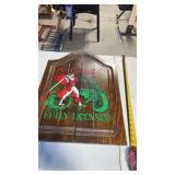 St George Fully Licensed Dart Board Complete Wood