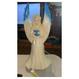 Union products blow mold, lighted Christmas angel