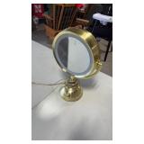 Lighted Magnifying Bathroom Office Mirror Works