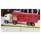 Vintage ERTL Livestock Van Trailer