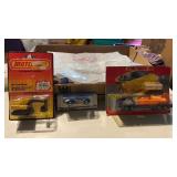 1 new on card matchbox diecast  1 hot wheel new