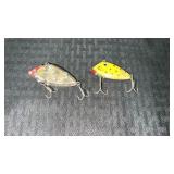 2 Vintage south bend optic eye fishing lures