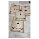 8 Vintage Western Cartridges Paper Targets