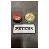 -Empty- brass Winchester primer can, 81