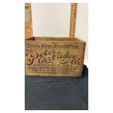 The peters cartridge co. 12 GA  wooden AMMO